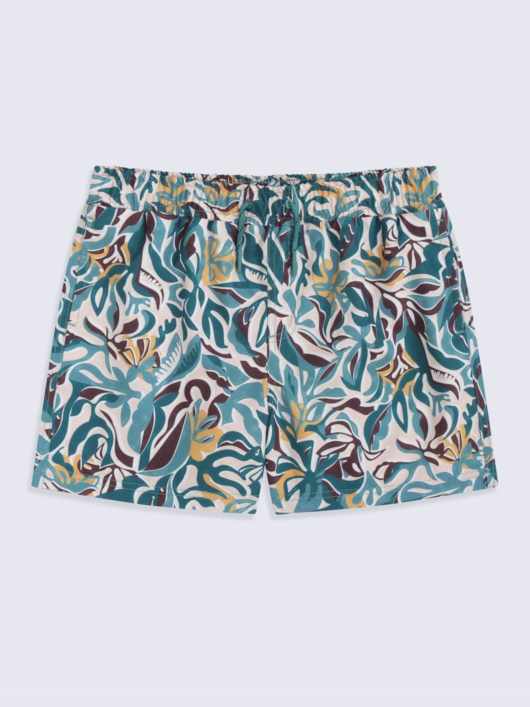 Animal Green Jed Kids Printed Boardshorts image 1
