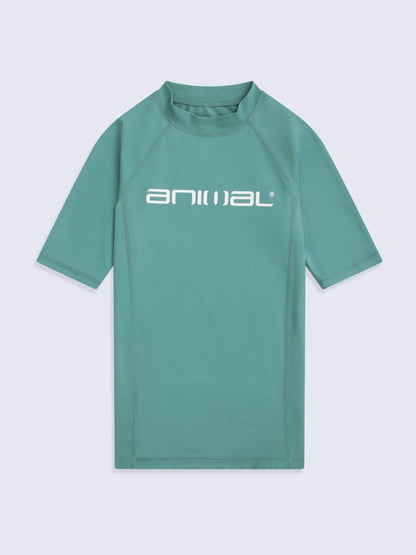 Animal Green Kai Kids Quick Drying Rash Vest image 1