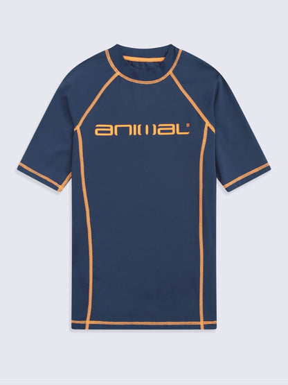Animal Blue Kai Kids Quick Drying Rash Vest image 1