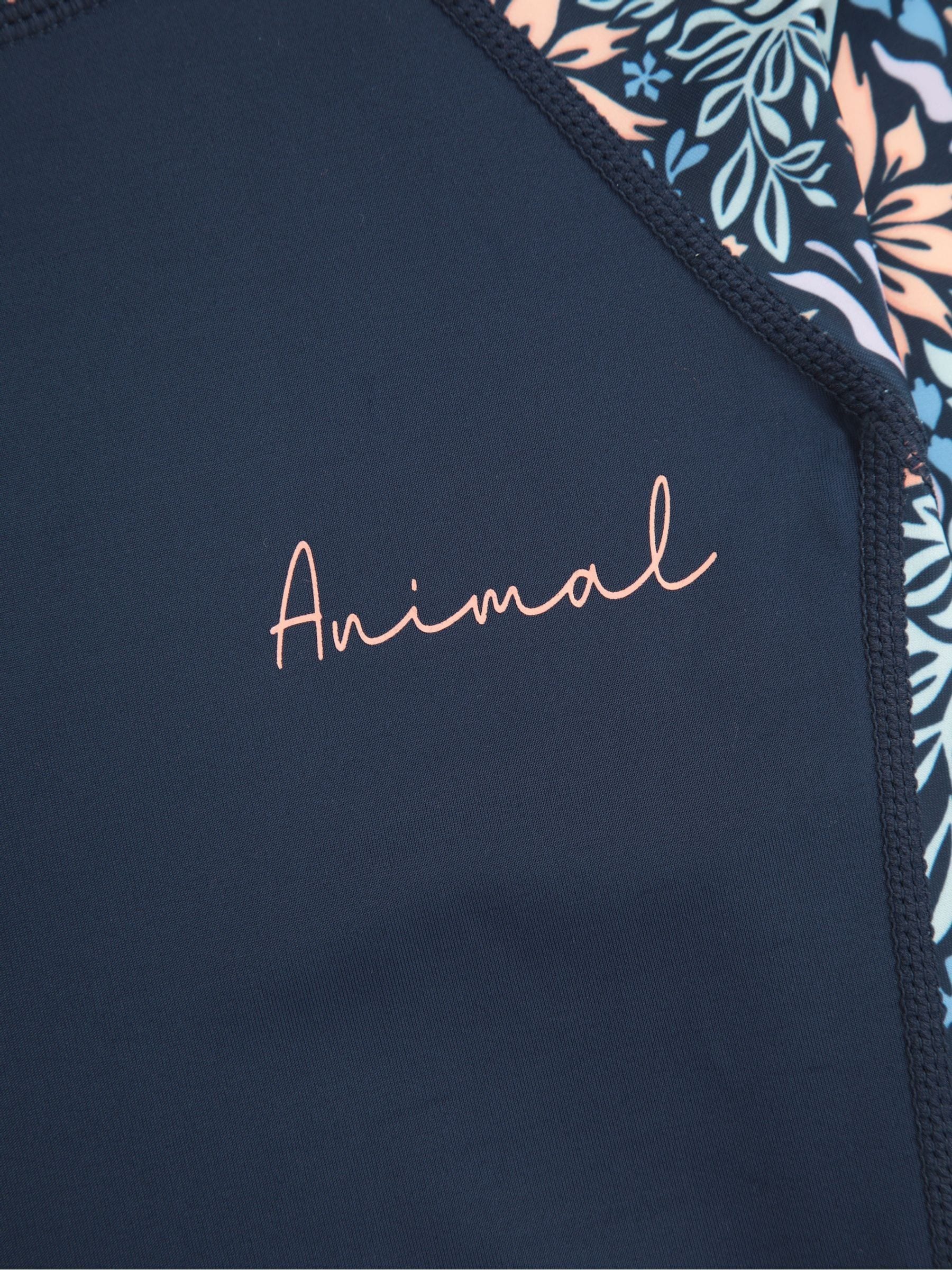 Animal Blue Lillie Girls UV Rash Vest image 4