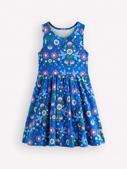 Dsiney Kidz - Boden Blue Twirly Jersey Dress image 1