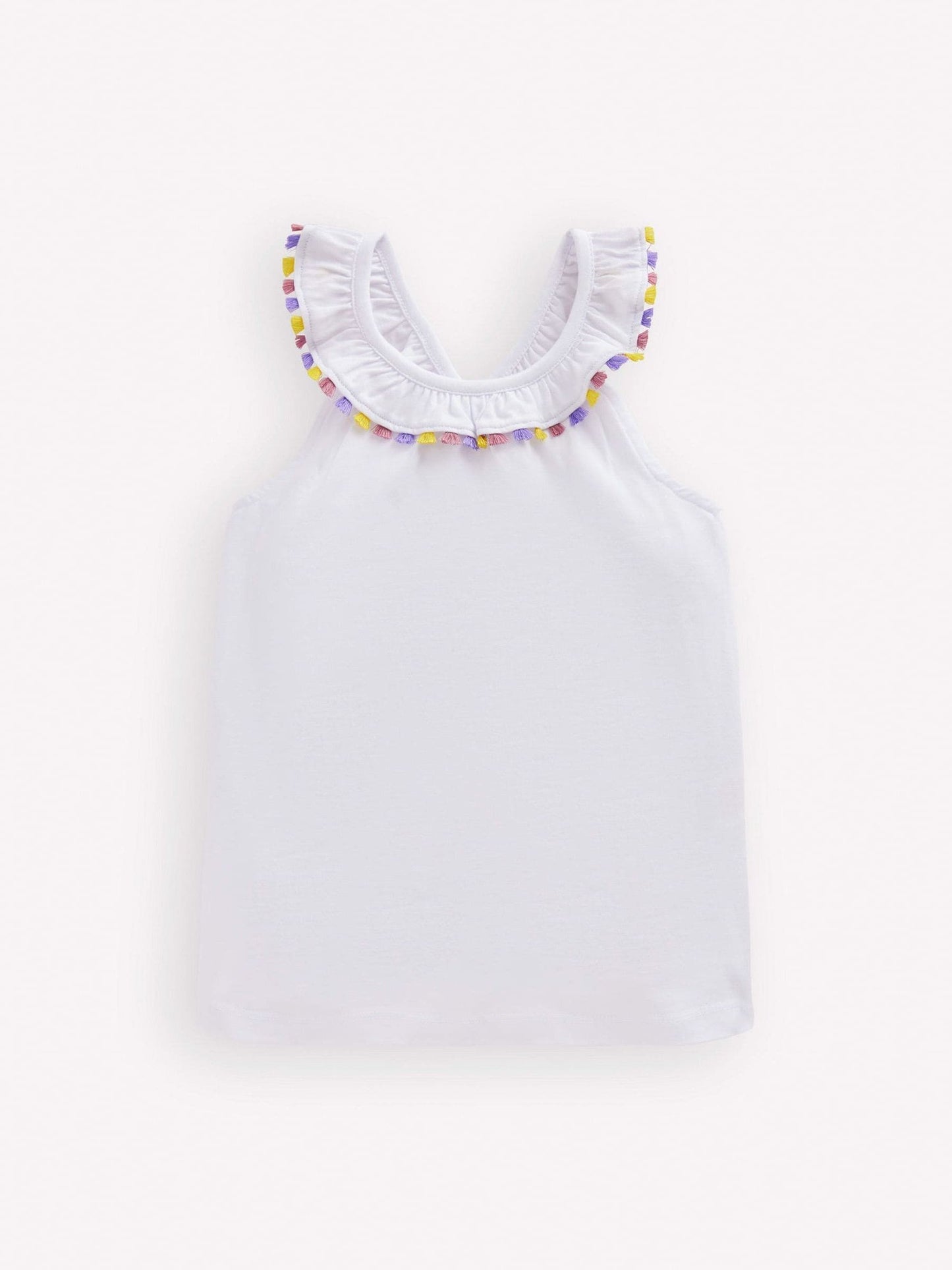 Dsiney Kidz - Boden White Ruffle Neck Halter Top image 1