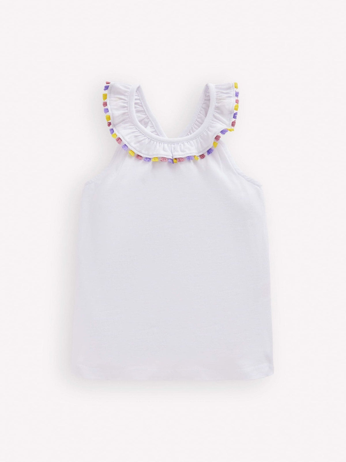 Dsiney Kidz - Boden White Ruffle Neck Halter Top image 1