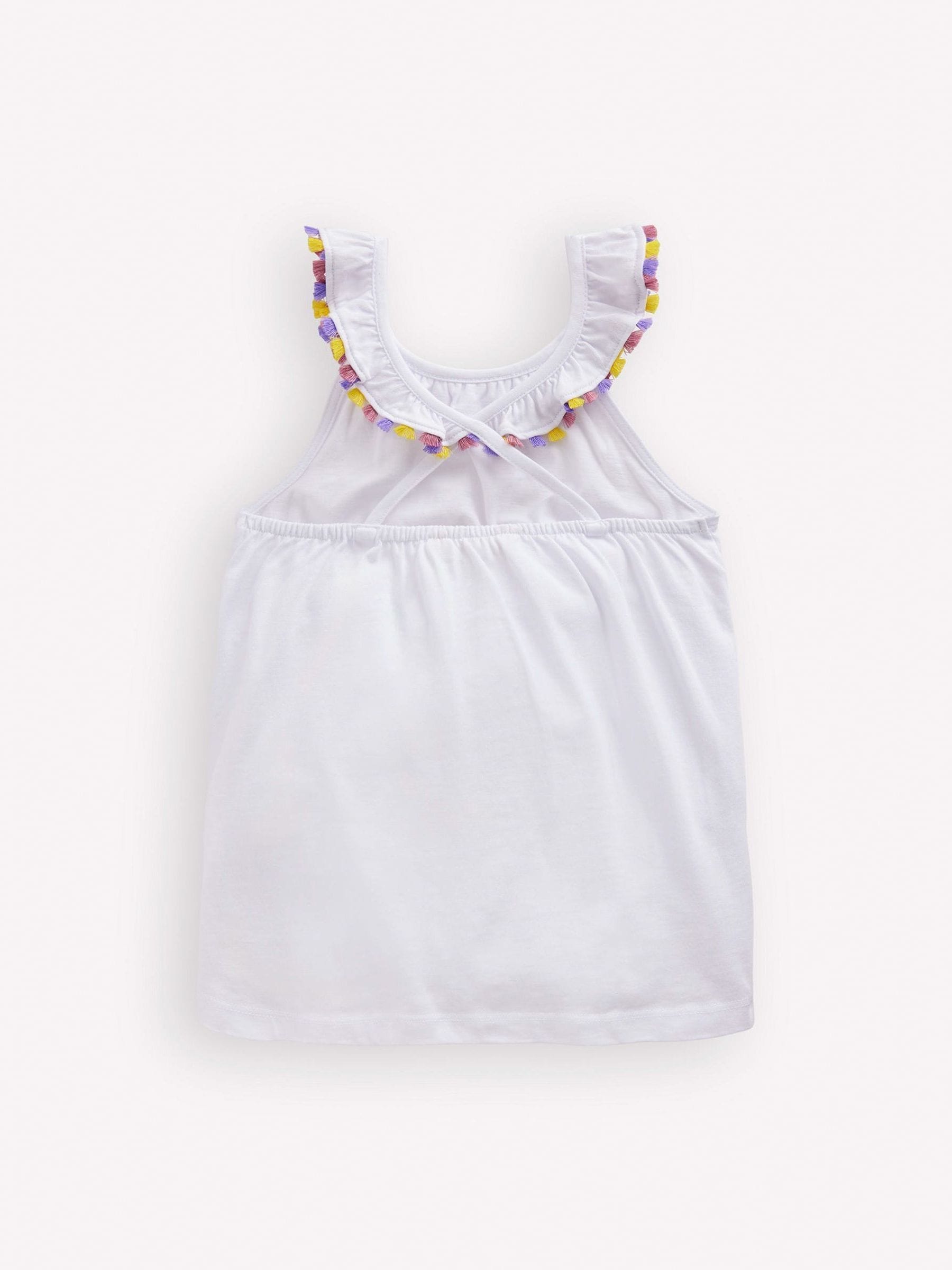 Dsiney Kidz - Boden White Ruffle Neck Halter Top image 2