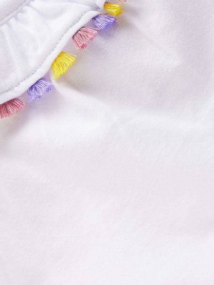 Dsiney Kidz - Boden White Ruffle Neck Halter Top image 3