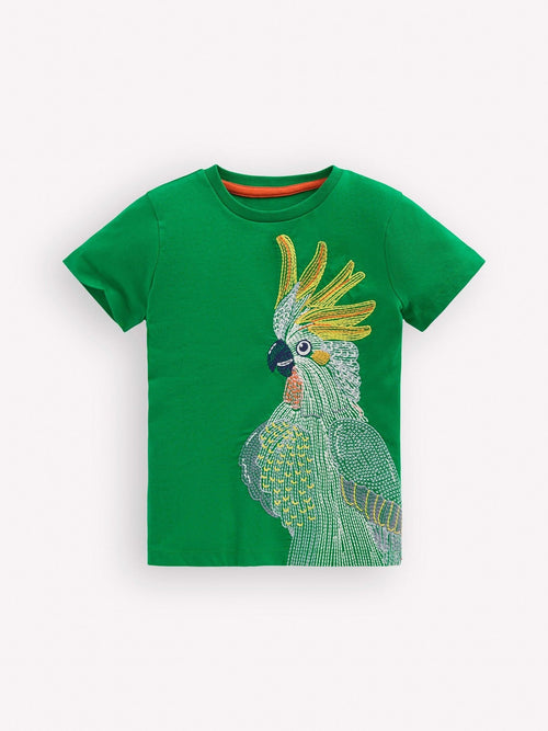Boden Green Superstitch T-Shirt image 1