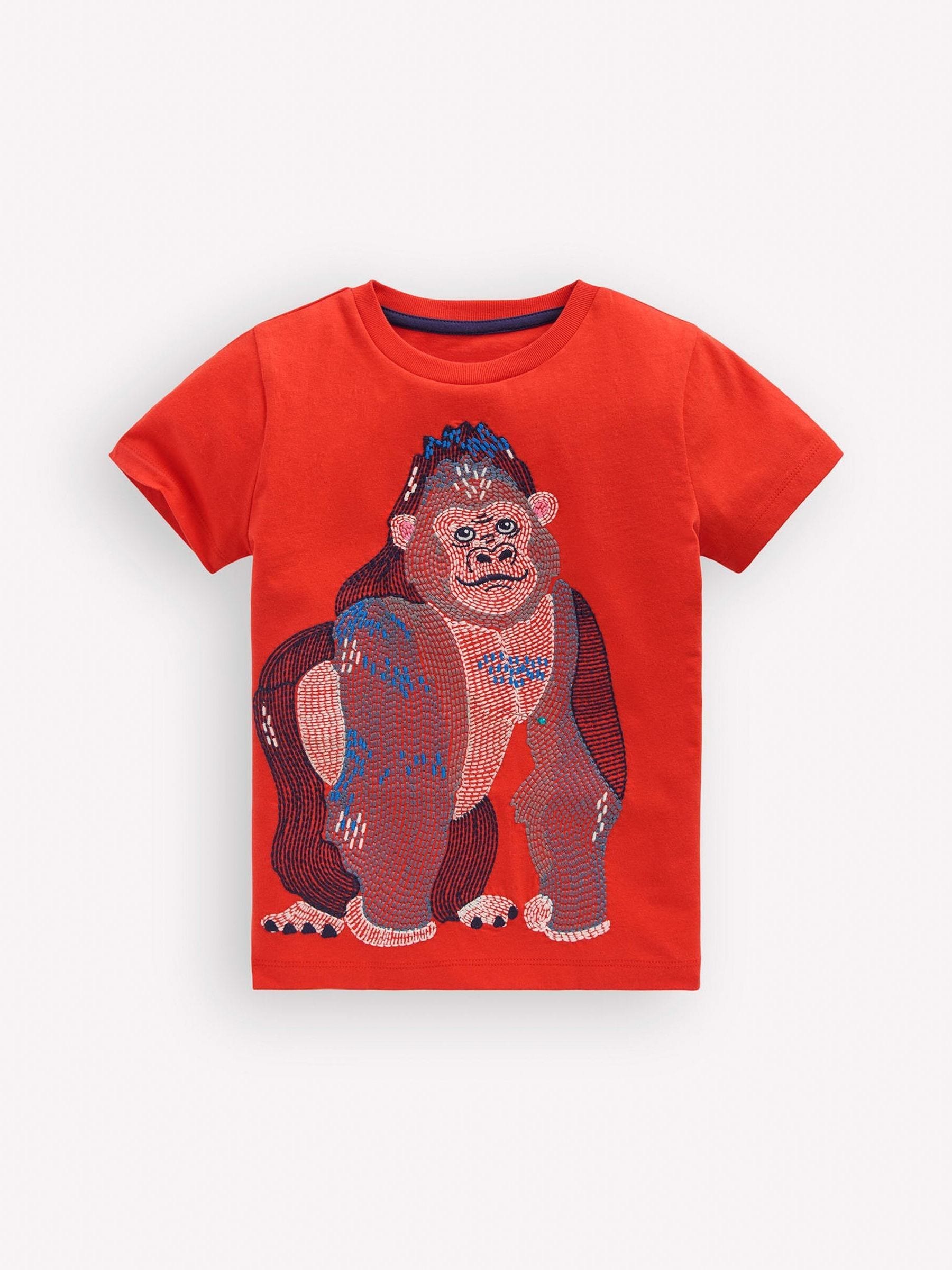Boden Orange Superstitch T-Shirt image 1