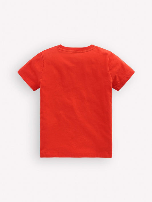 Boden Orange Superstitch T-Shirt image 2