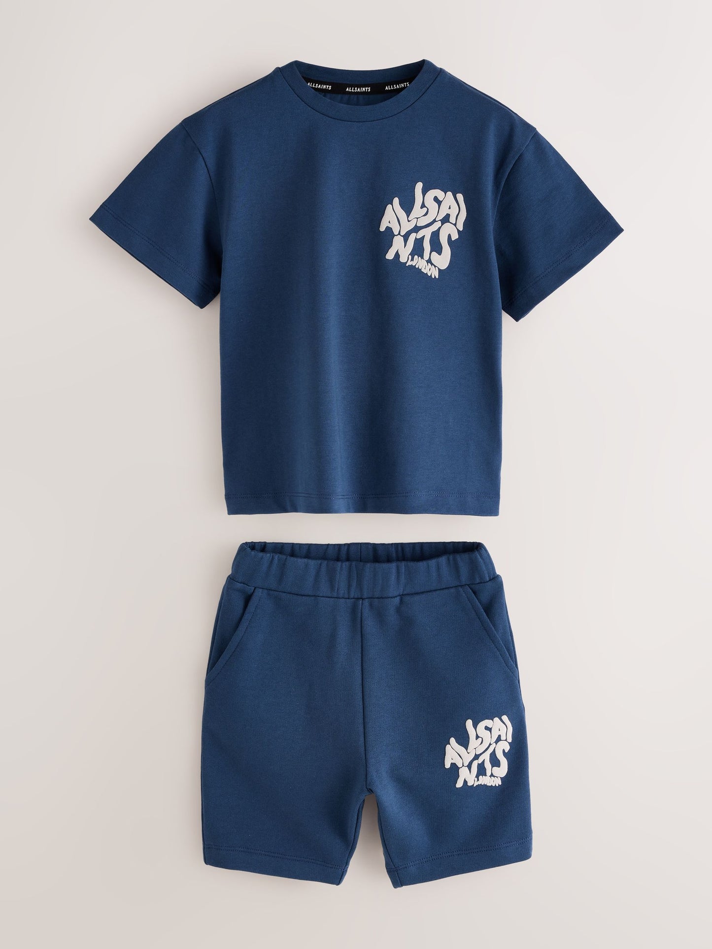 Dsiney Kidz - smALLSAINTS Navy Orlando T-Shirt and Shorts Younger Set image 1