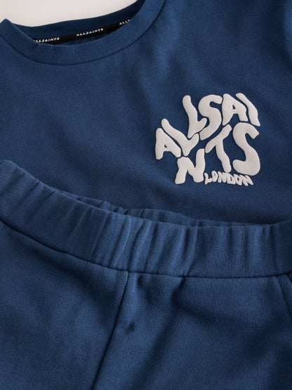 Dsiney Kidz - smALLSAINTS Navy Orlando T-Shirt and Shorts Younger Set image 4