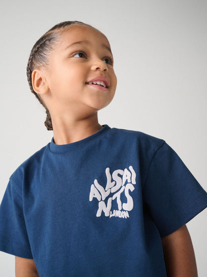 Dsiney Kidz - smALLSAINTS Navy Orlando T-Shirt and Shorts Younger Set image 5