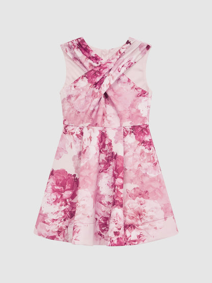 Dsiney Kidz - Reiss Pink Clara 4-9 yrs Floral Printed Dress image 2