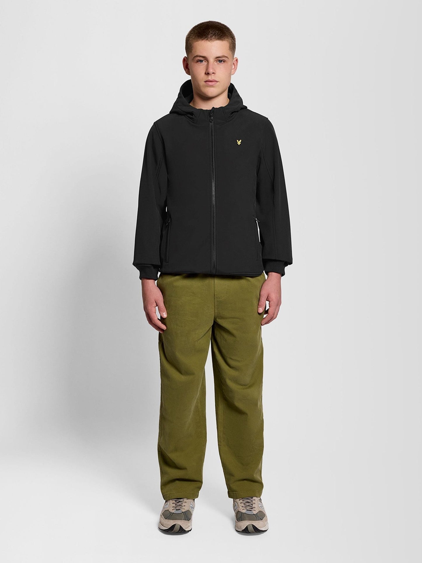 Dsiney Kidz - Lyle & Scott Black Softshell Jacket image 3