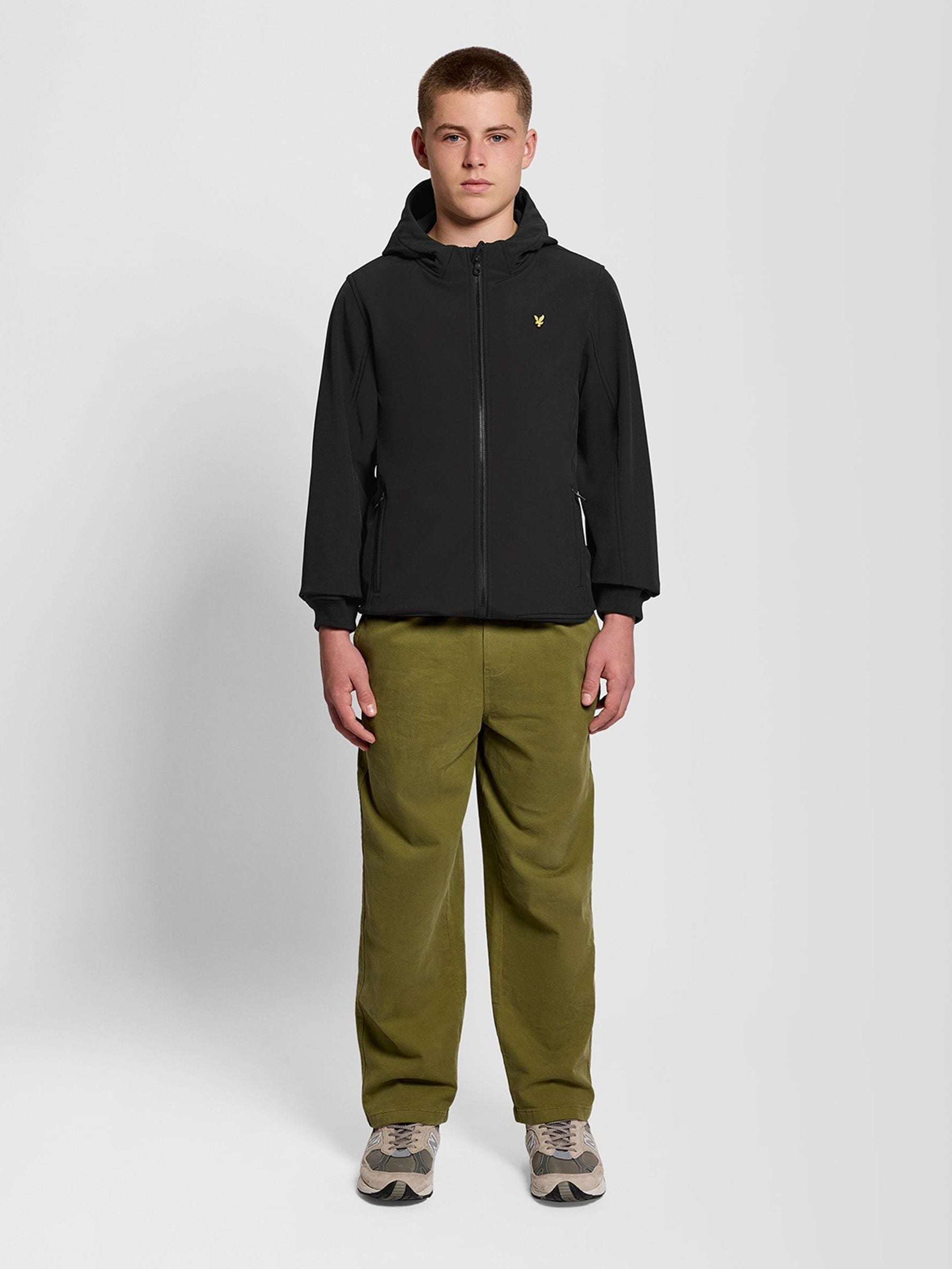 Dsiney Kidz - Lyle & Scott Black Softshell Jacket image 3