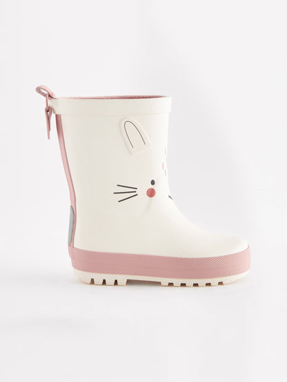 White Bunny Wellies image 2