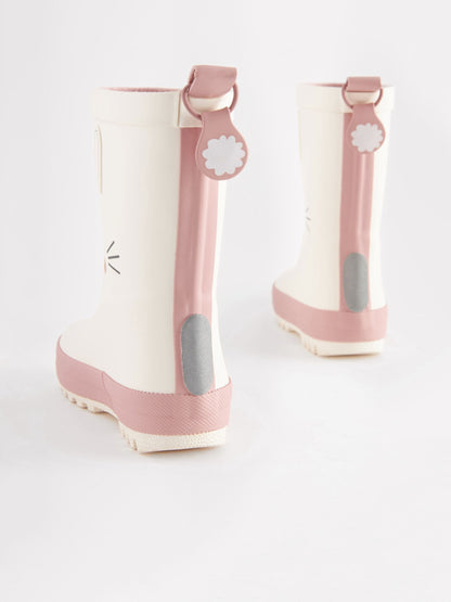 White Bunny Wellies image 4