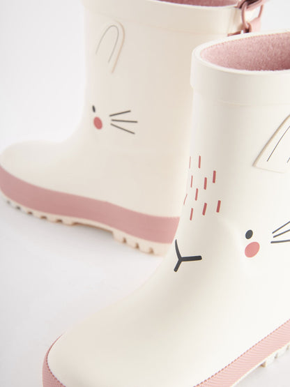 White Bunny Wellies image 5