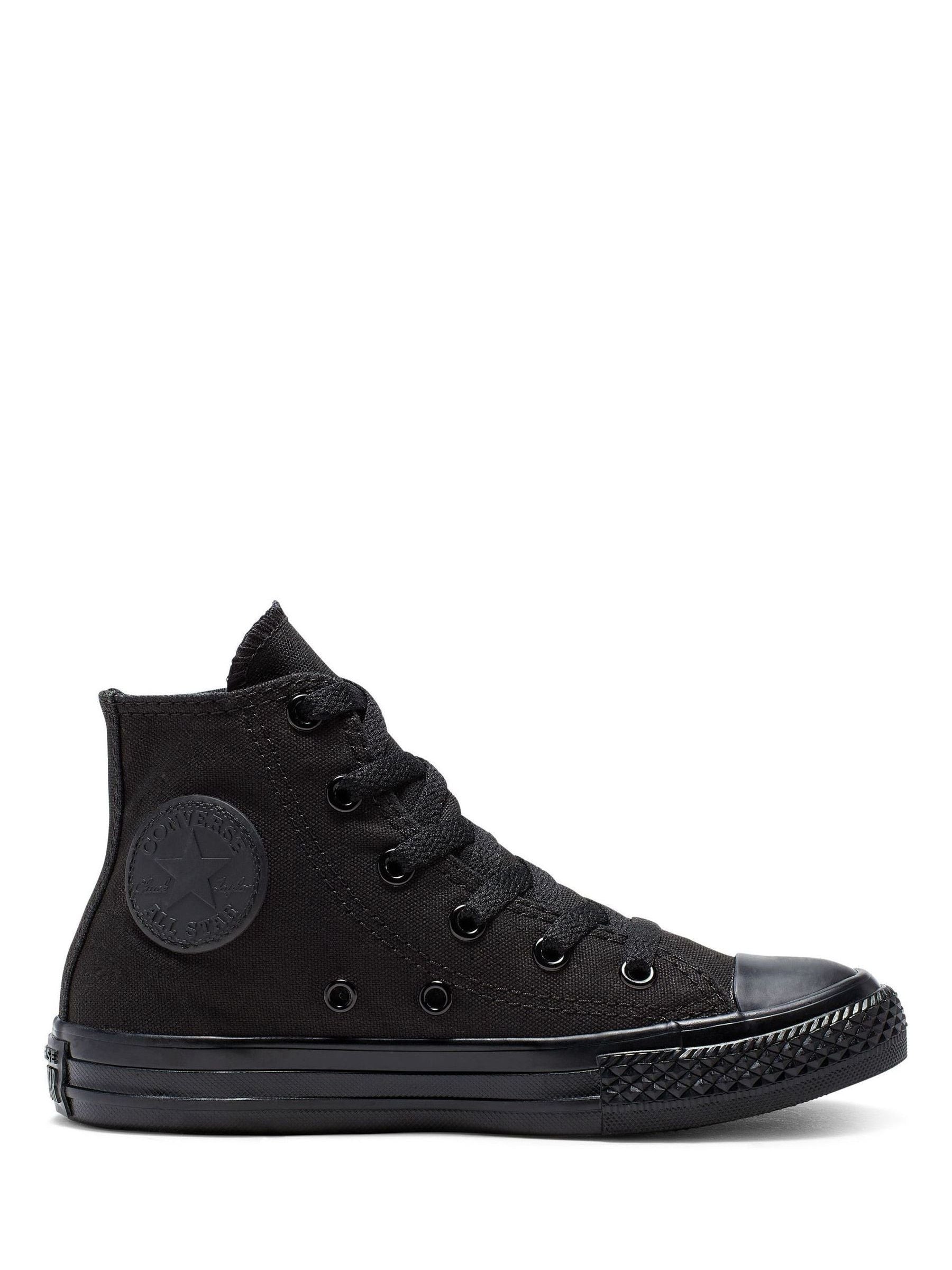 Converse Black High Top Junior Trainers image 1