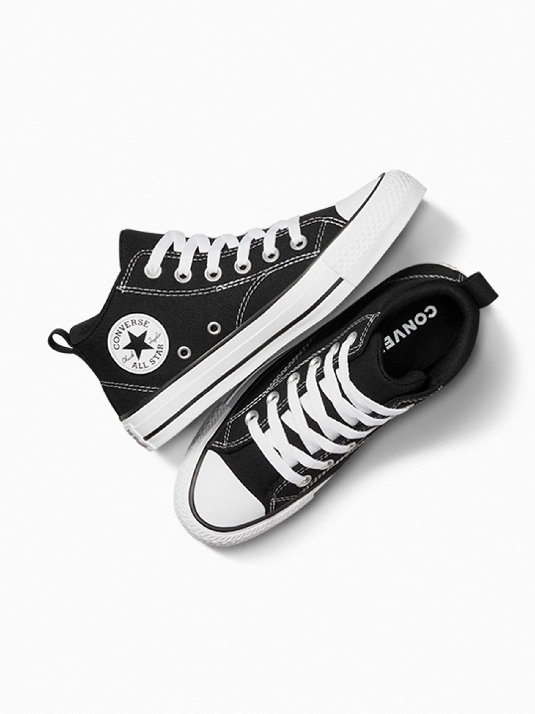 Converse Black Malden Street Youth Trainers image 6