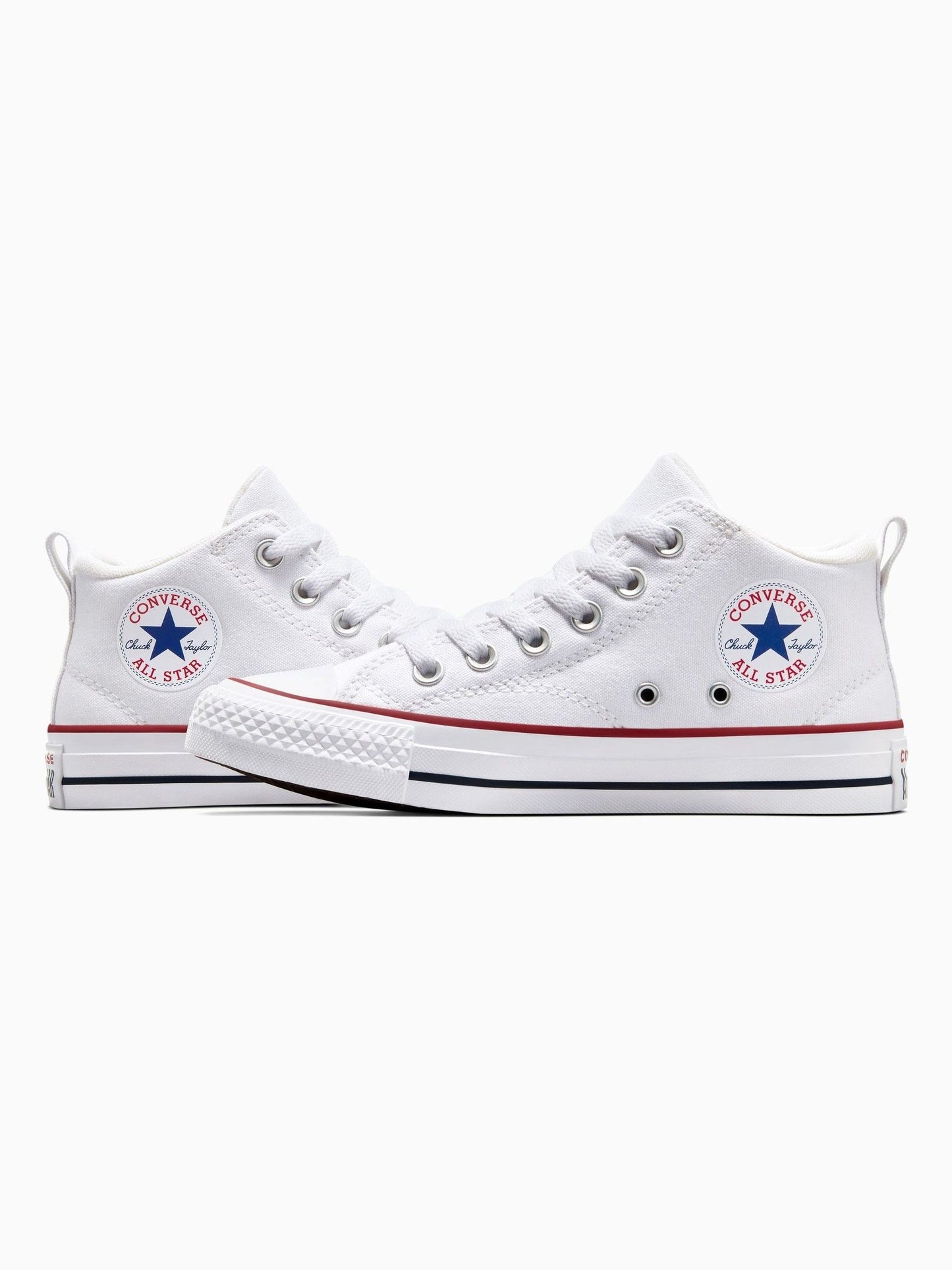 Converse White Malden Street Youth Trainers image 6