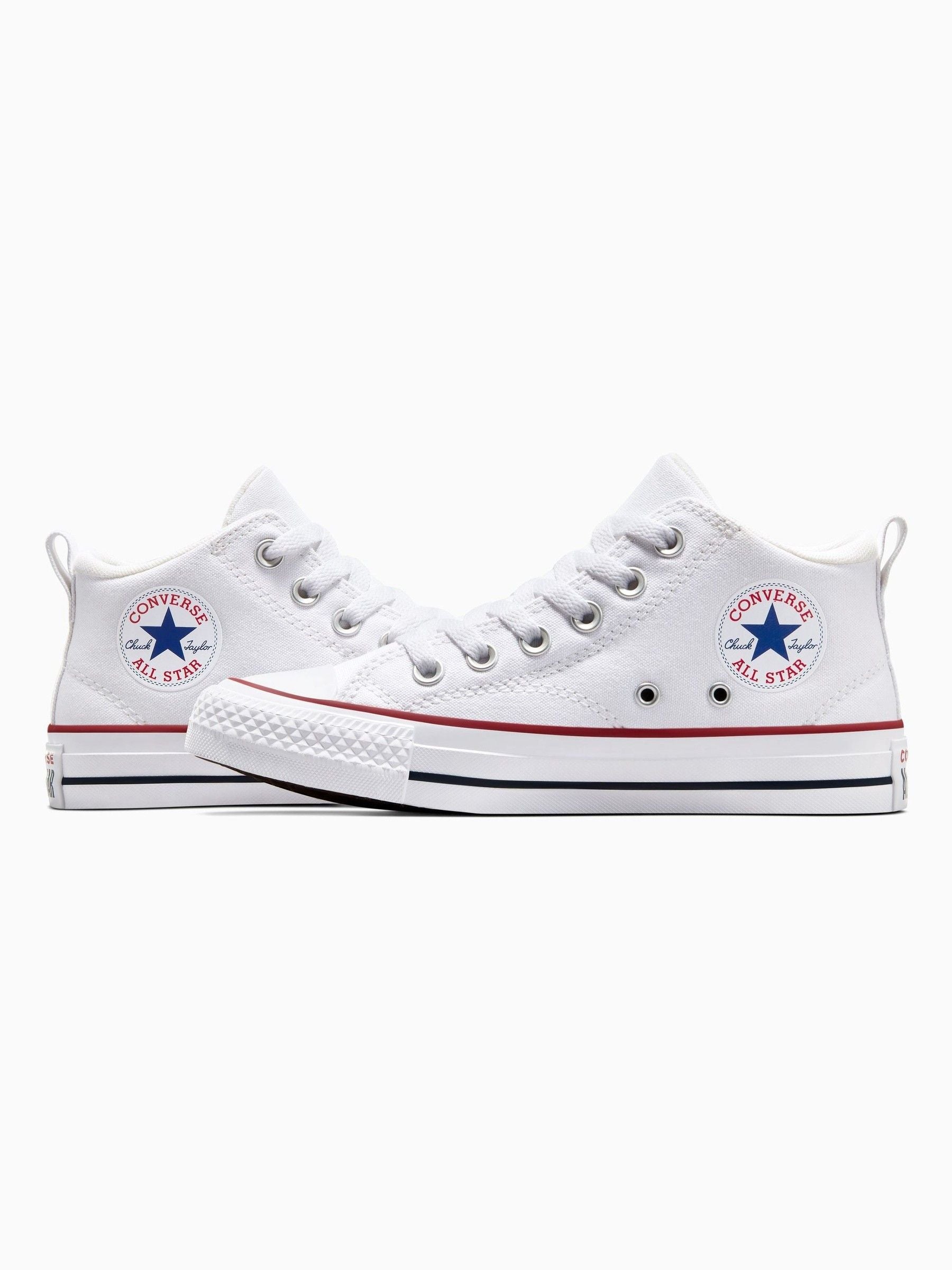 Converse White Malden Street Youth Trainers image 6
