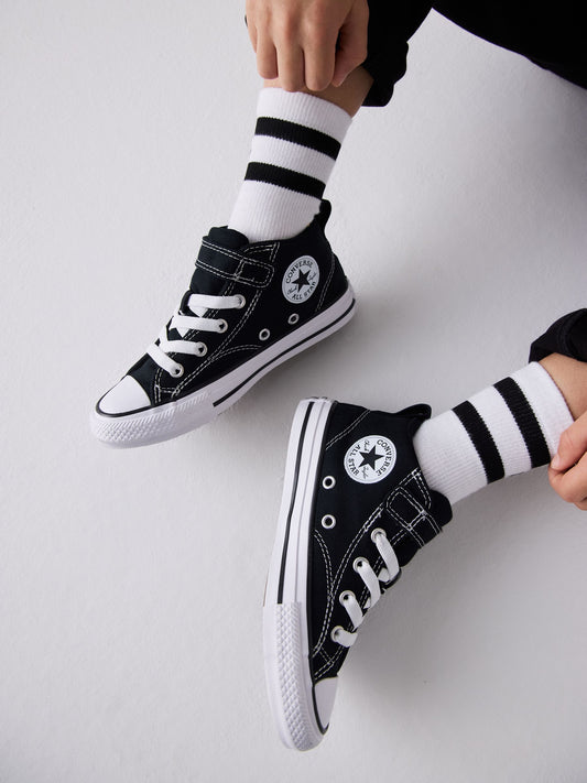 Converse Black Malden Street Junior Trainers image 1
