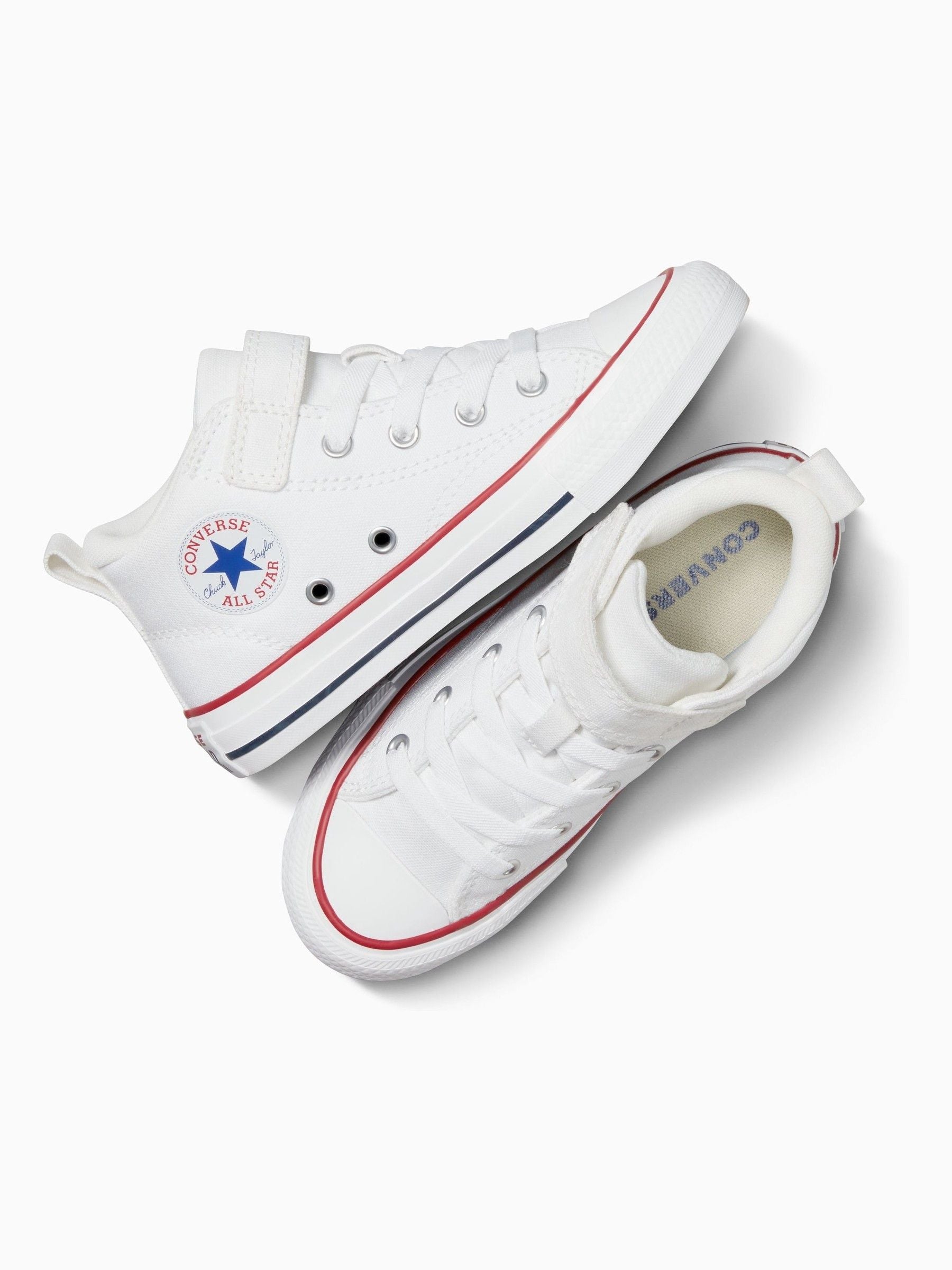 Converse White Malden Street Junior Trainers image 6