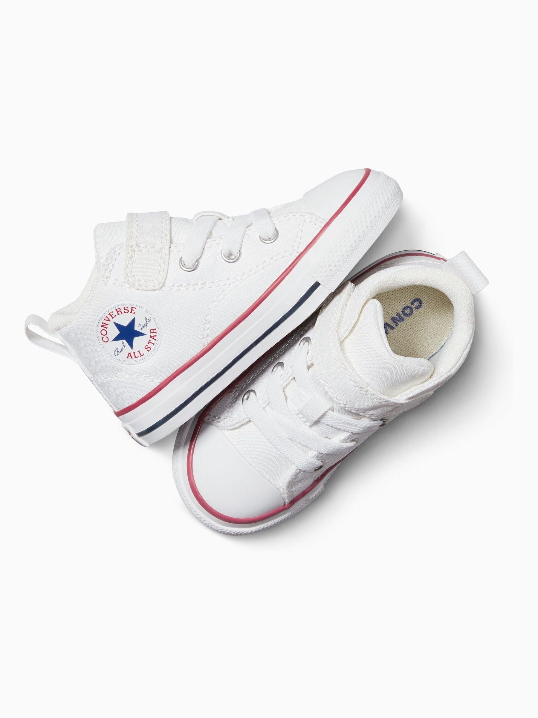 Converse White Malden Street Infant Trainers image 5