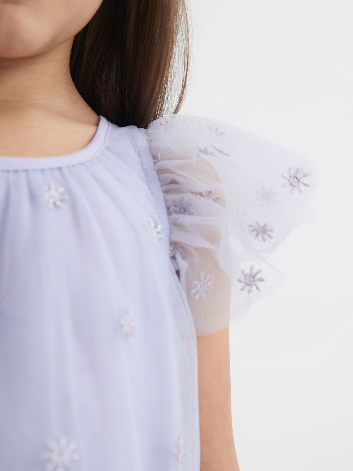 Reiss Lilac Fifi 9-12 yrs Tulle Embroidered Dress - image 4
