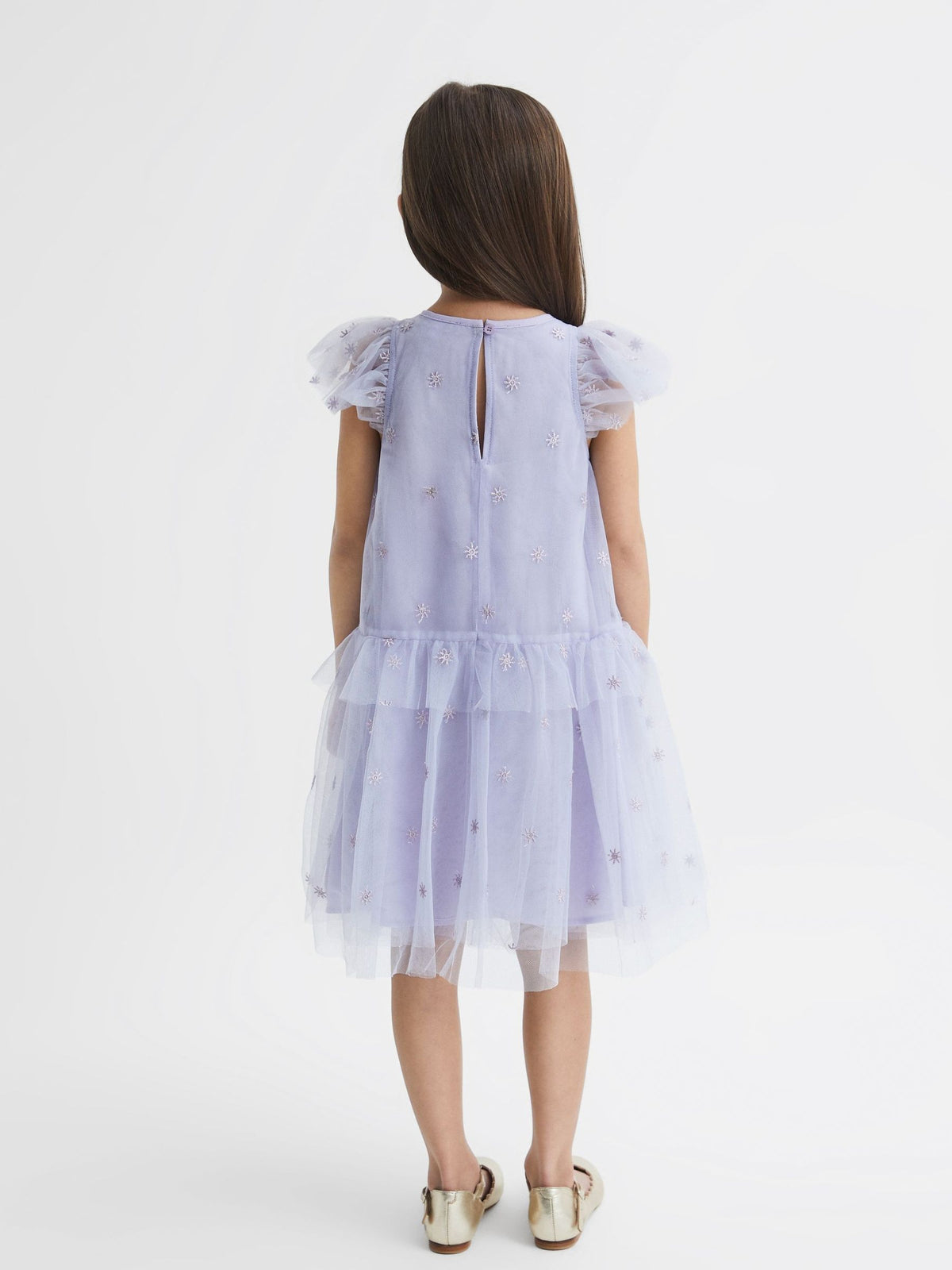 Reiss Lilac Fifi 9-12 yrs Tulle Embroidered Dress - image 5