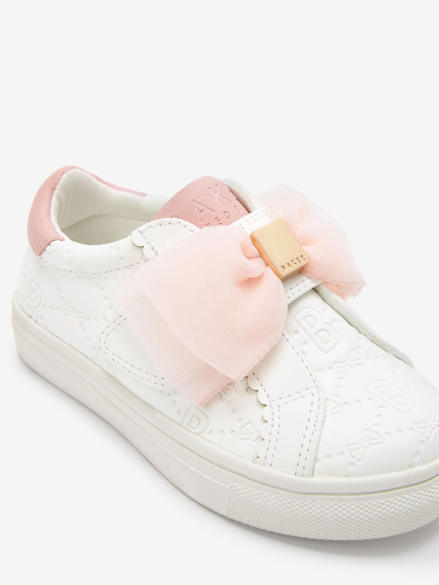 Baker by Ted Baker Girls Organza Corsage Trainers image 3
