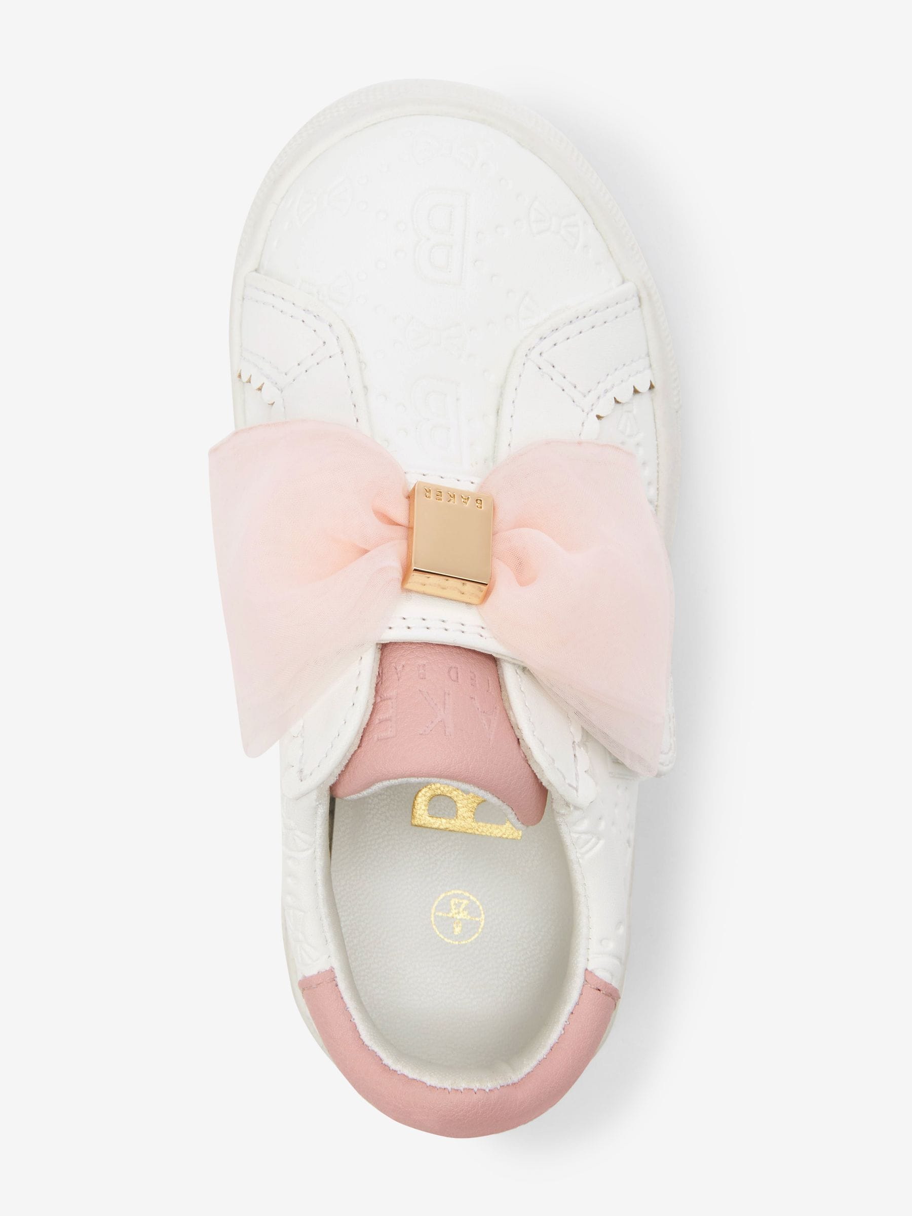 Baker by Ted Baker Girls Organza Corsage Trainers image 5