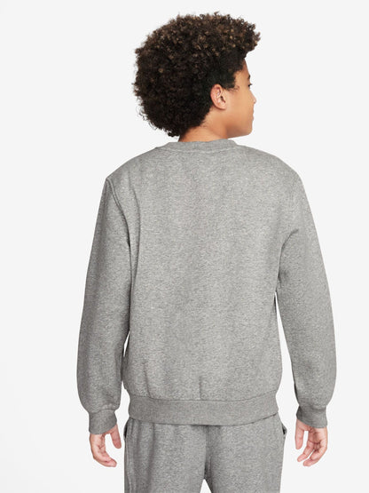 Dsiney Kidz - Nike Dark Grey Heather Club Fleece Sweatshirt image 2