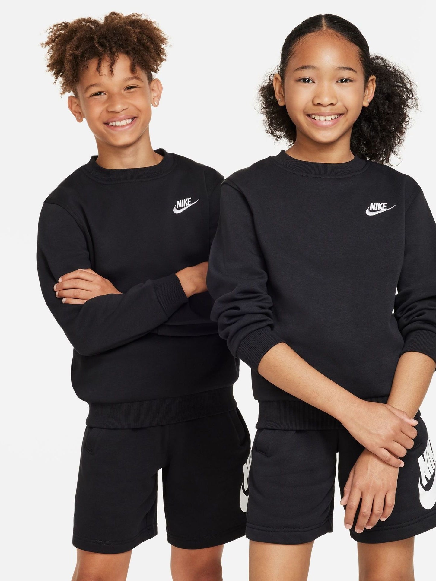 Dsiney Kidz - Nike Black Club Fleece Sweatshirt image 4