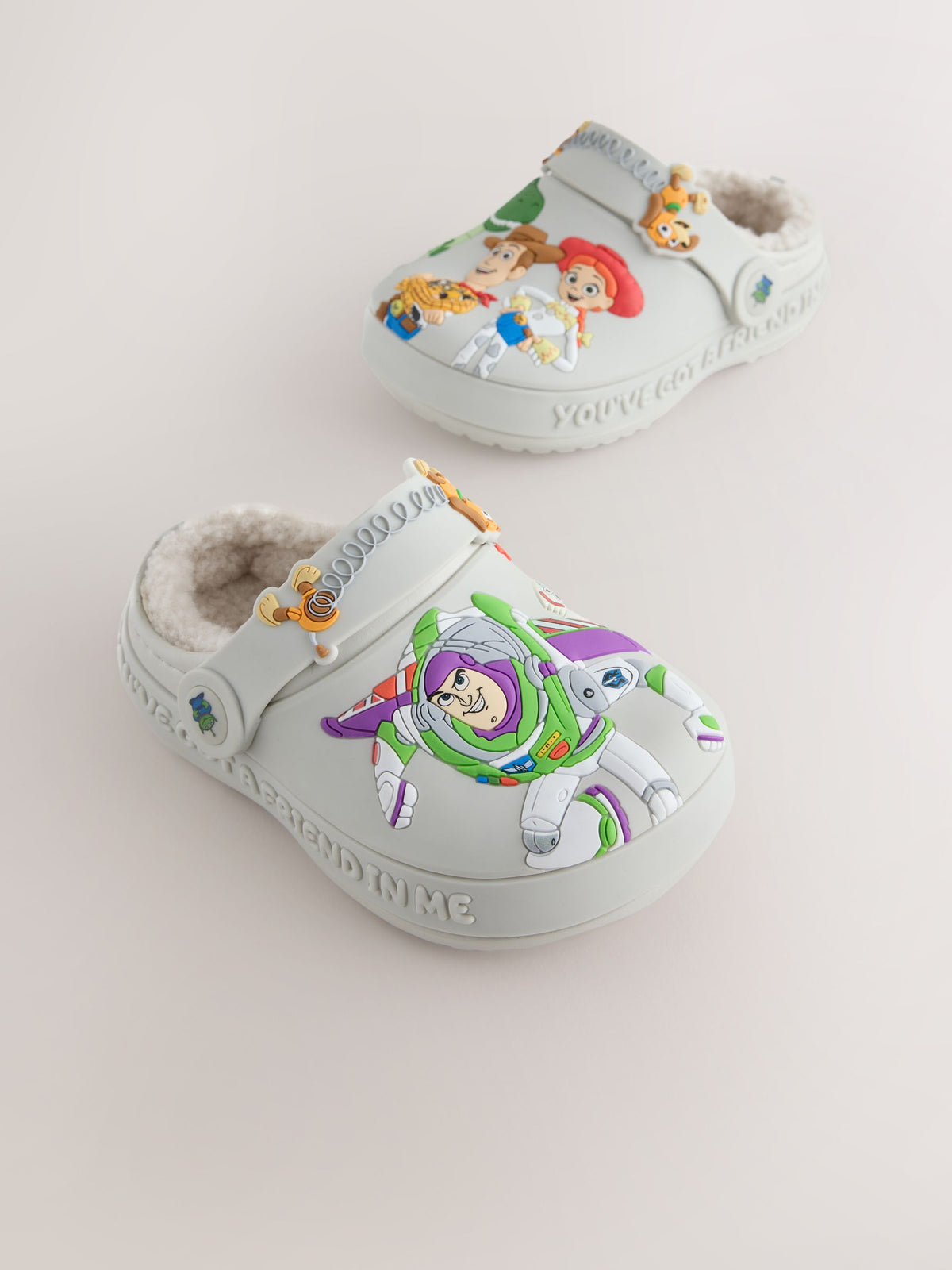 Neutral Toy Story Warm Lined Slipper Clogs - image 1