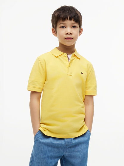 Dsiney Kidz - Tommy Hilfiger Yellow Essential Regular Fit Signature Polo Shirt image 1