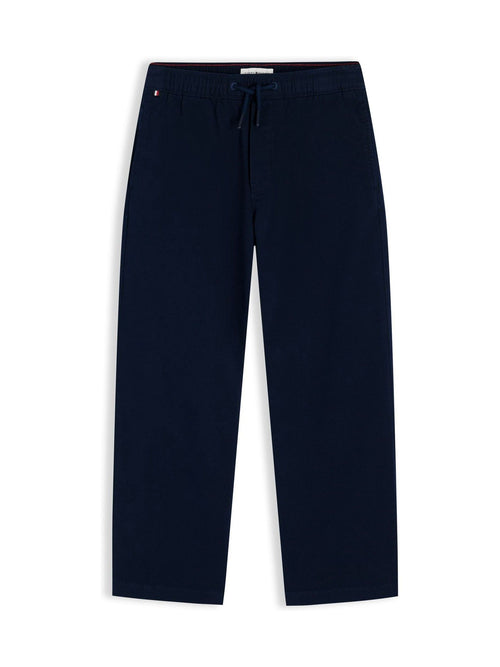 Tommy Hilfiger Blue Essential Loose Twill Trousers image 1