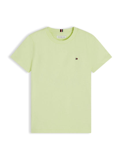 Tommy Hilfiger Green Essential Flag Embroidery Crew Neck T-Shirt image 5