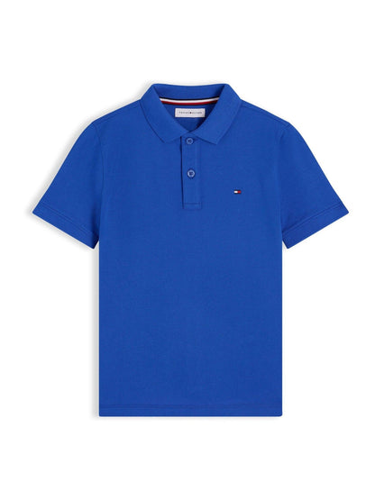 Dsiney Kidz - Tommy Hilfiger Blue Essential Regular Fit Signature Polo Shirt image 5