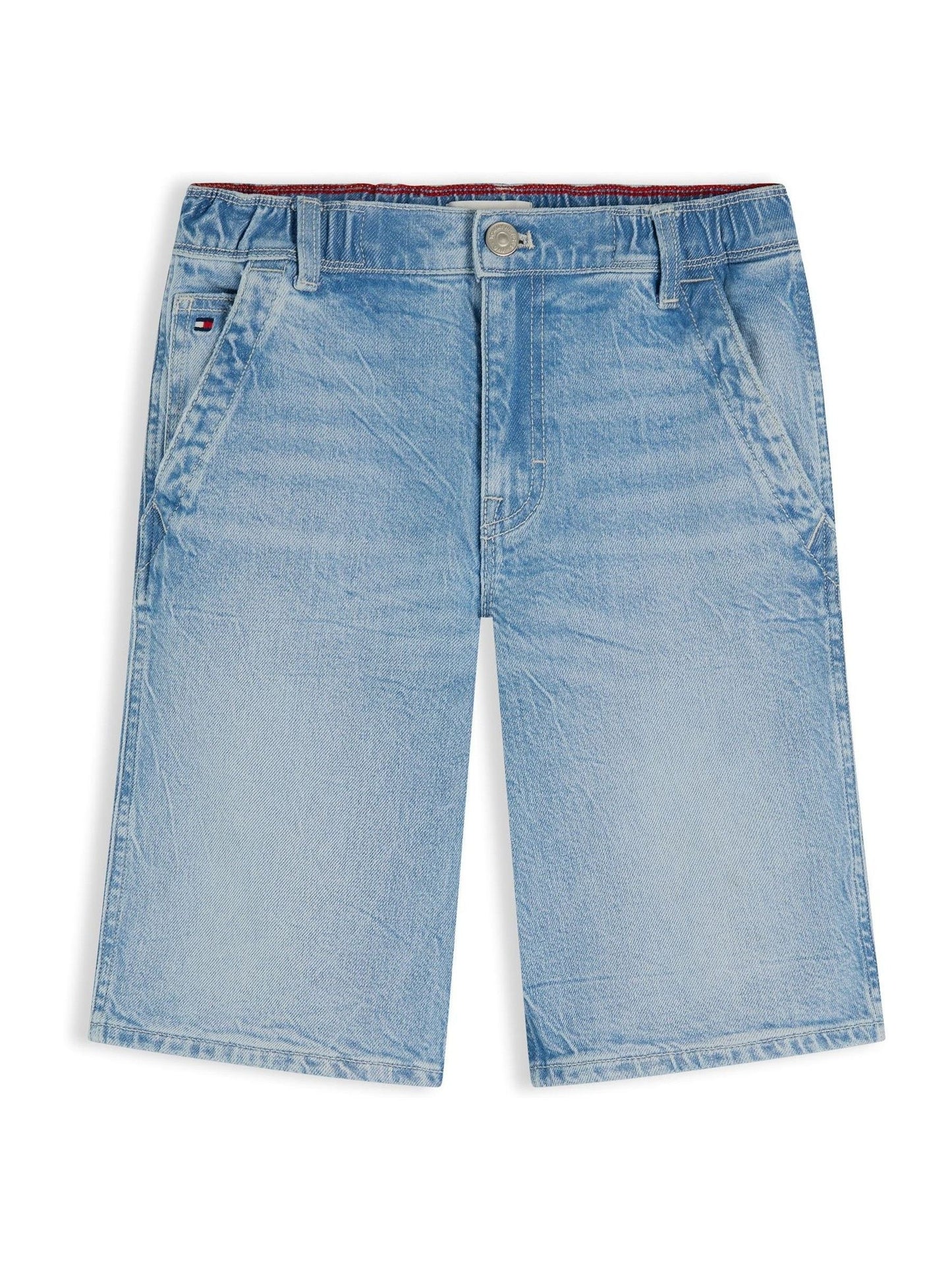 Dsiney Kidz - Tommy Hilfiger Blue Faded Loose Denim Shorts image 5