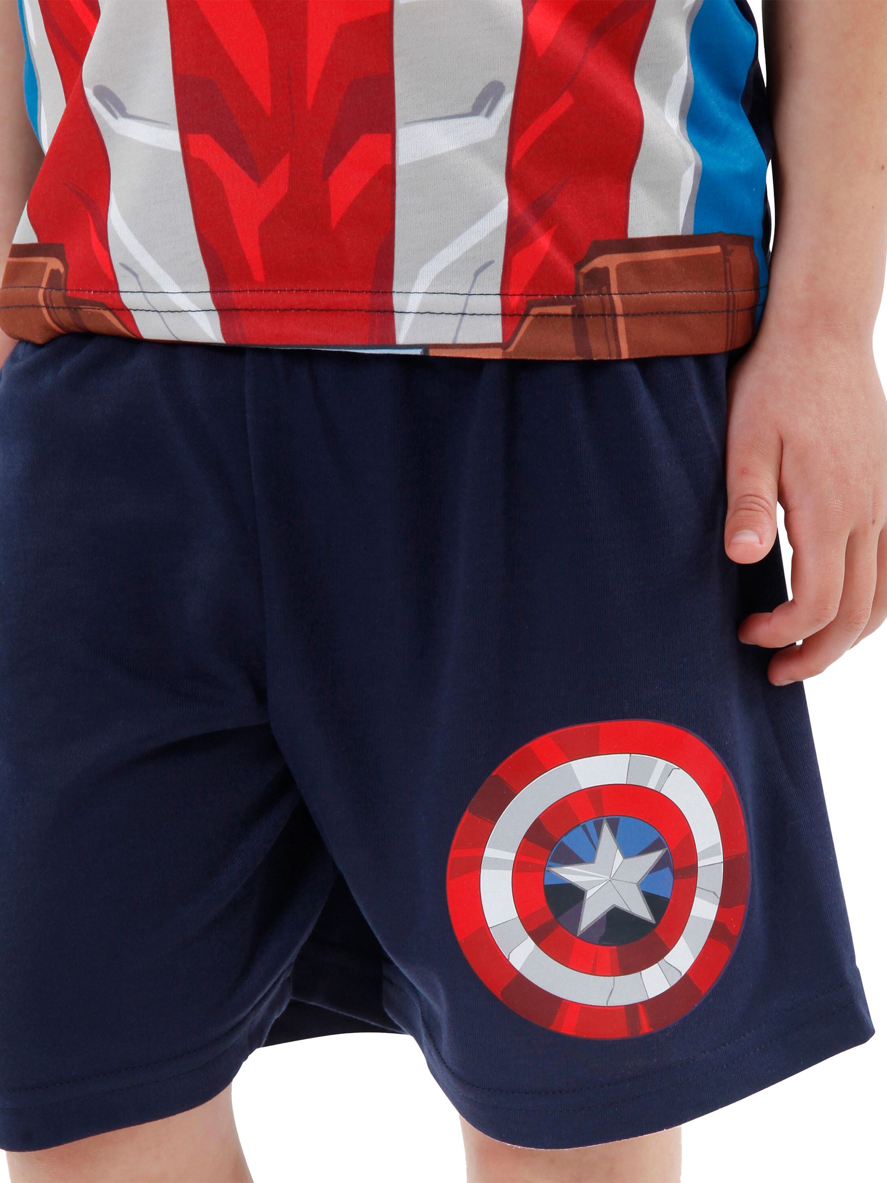 Dsiney Kidz - Character Black Captain America Pyjamas Short Bottoms image 3