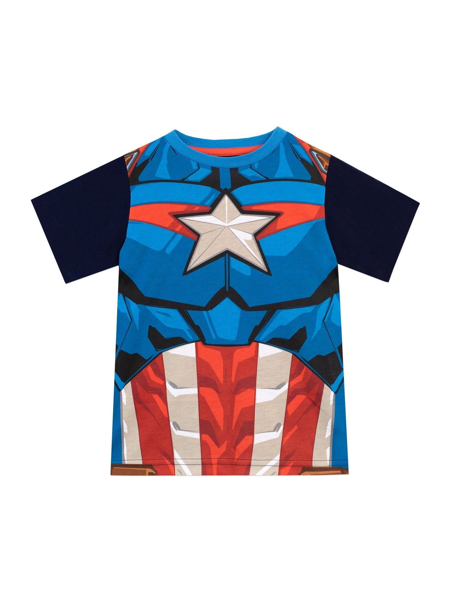 Dsiney Kidz - Character Black Captain America Pyjamas Short Bottoms image 5
