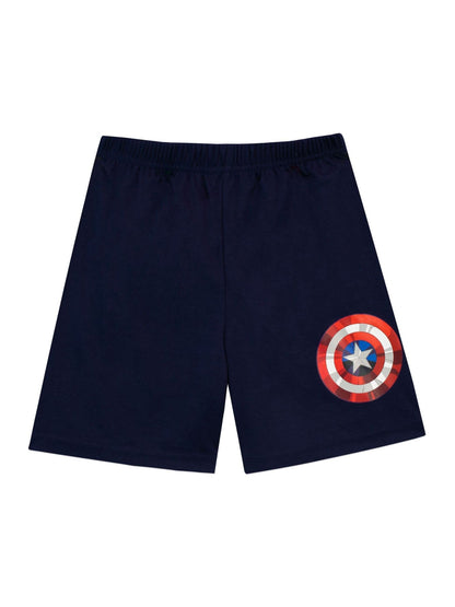 Dsiney Kidz - Character Black Captain America Pyjamas Short Bottoms image 6