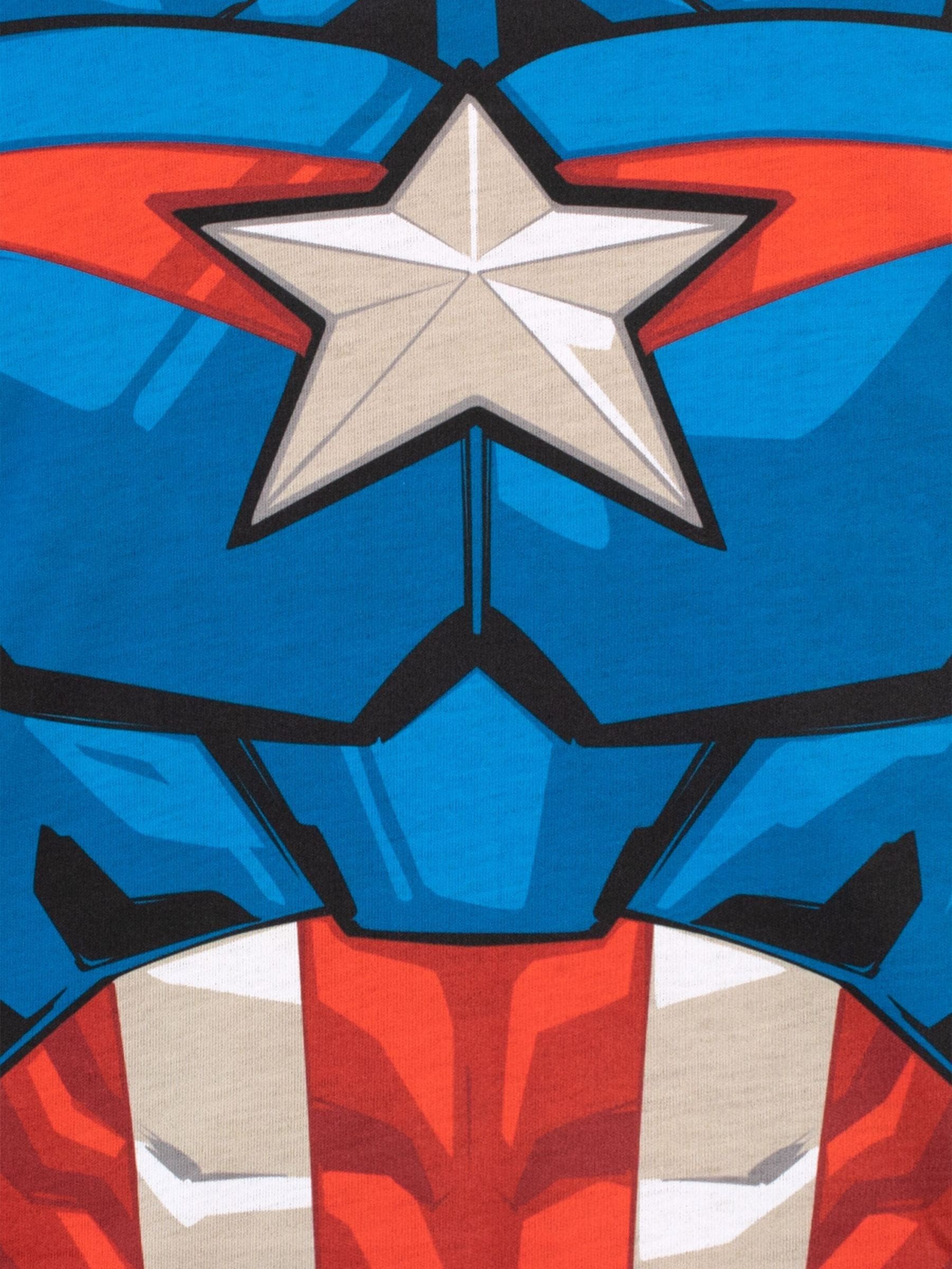 Dsiney Kidz - Character Black Captain America Pyjamas Short Bottoms image 7