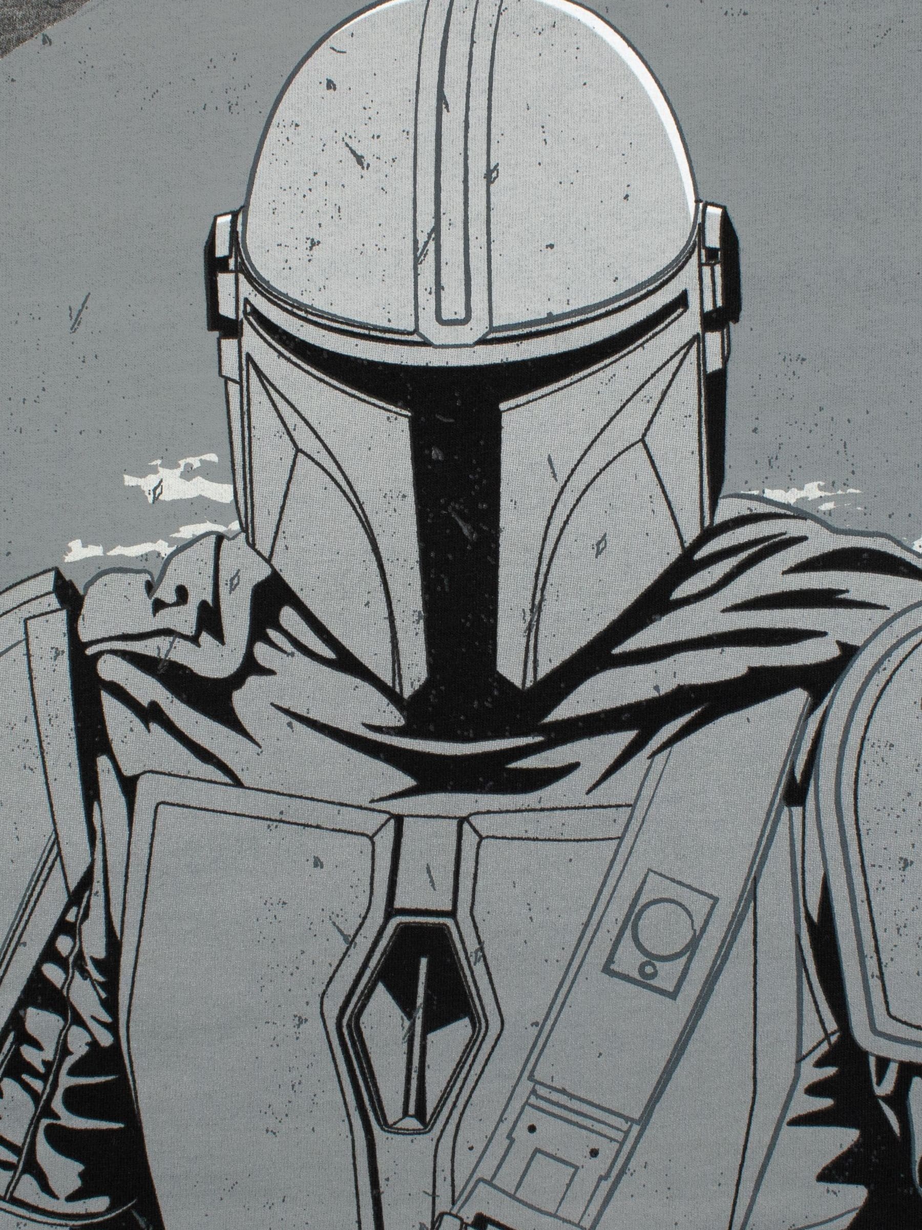 Dsiney Kidz - Character Grey Star Wars Mandalorian Pyjamas image 8
