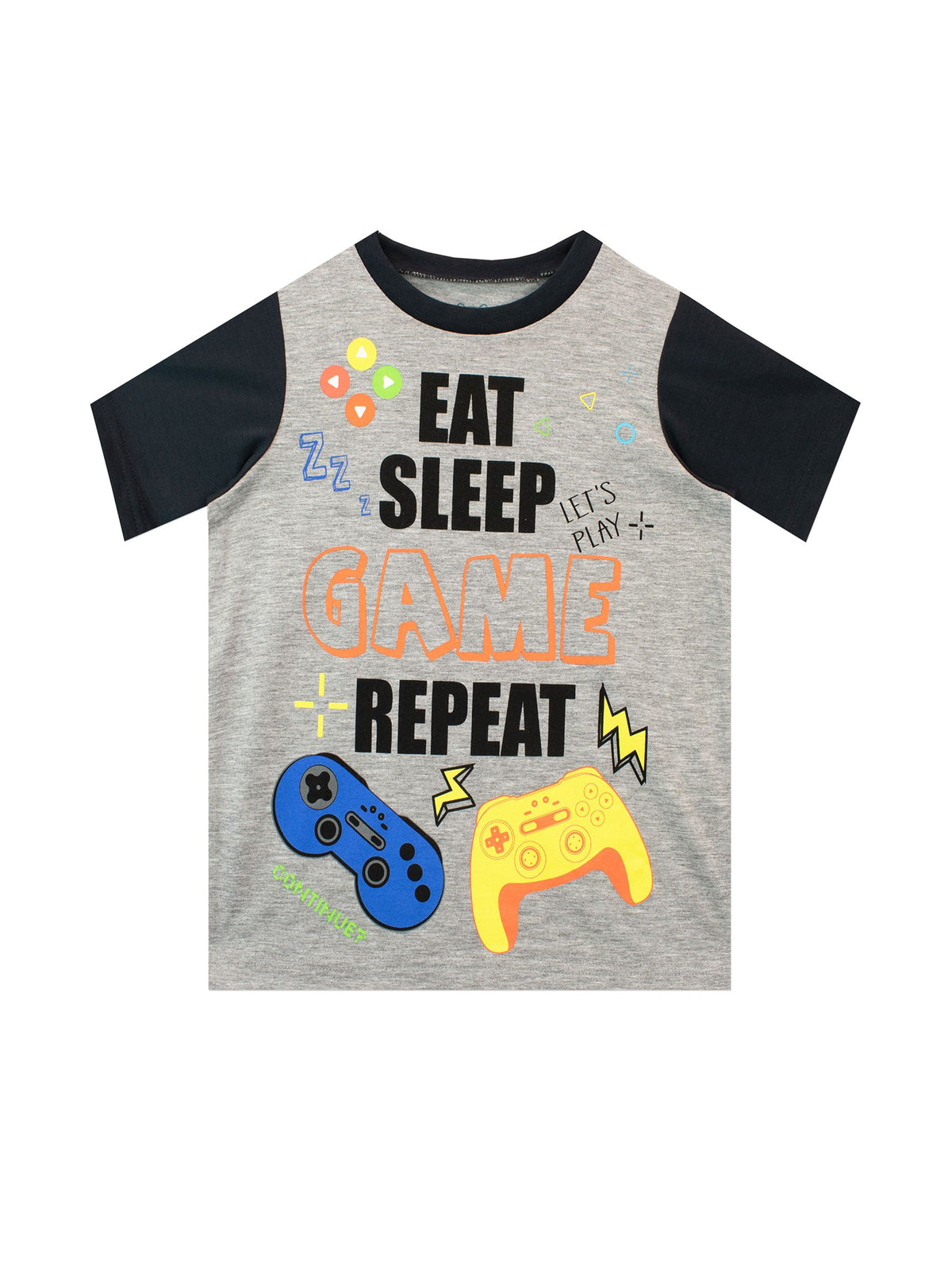 Character Grey Gaming Eat sleep Game Pyjamas - image 2