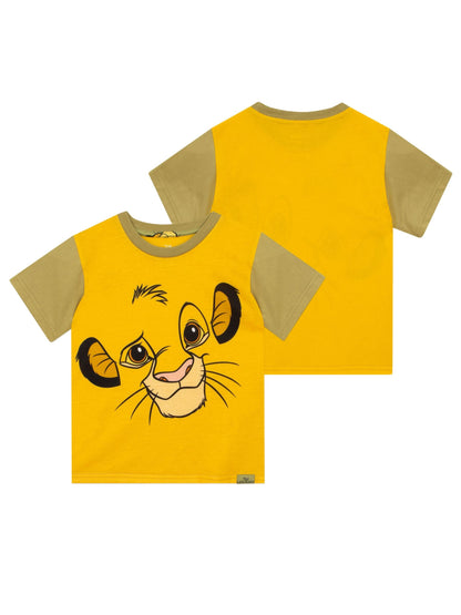 Dsiney Kidz - Character Yellow Disney Lion King Simba Short Pyjamas image 2