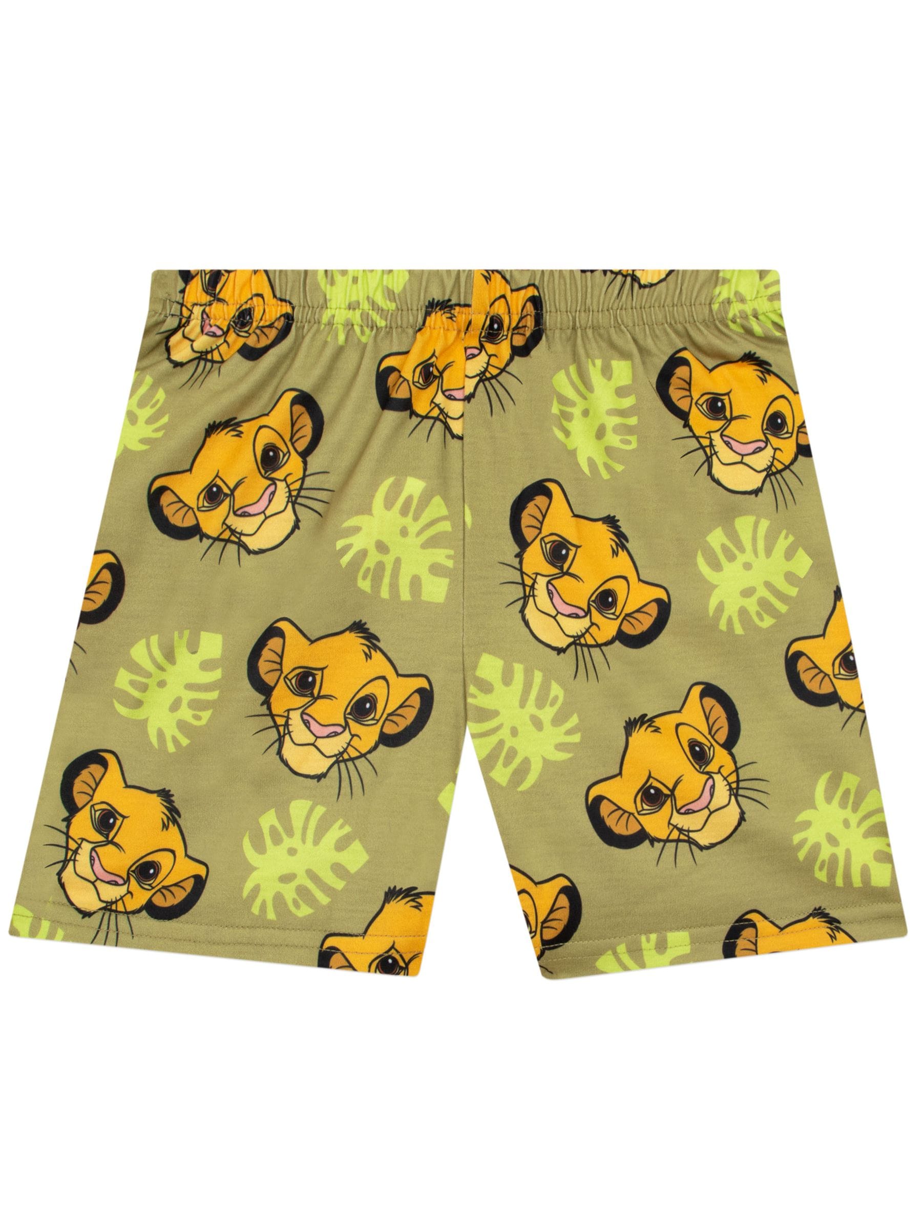 Dsiney Kidz - Character Yellow Disney Lion King Simba Short Pyjamas image 3