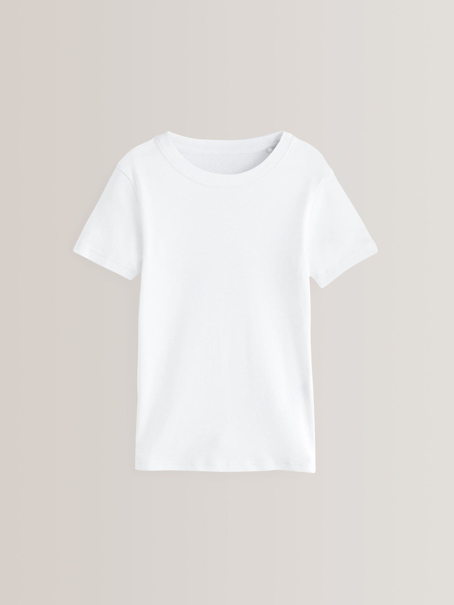 Dsiney Kidz - White 100% Cotton Short Sleeve Vests 3 Pack (1.5-16yrs) image 2