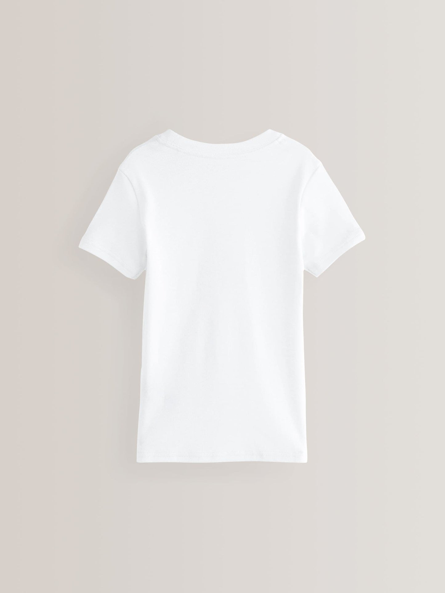 Dsiney Kidz - White 100% Cotton Short Sleeve Vests 3 Pack (1.5-16yrs) image 3